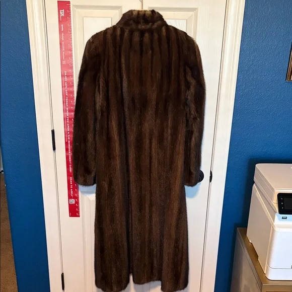WOMENS Vintage Mink Coat. LeNobel Furs Brown Fur Coat - Picture 3 of 9